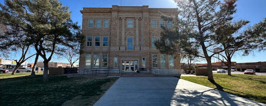 Scurry County Courthouse and Historic Marker