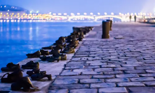 Shoes on the Danube Bank
