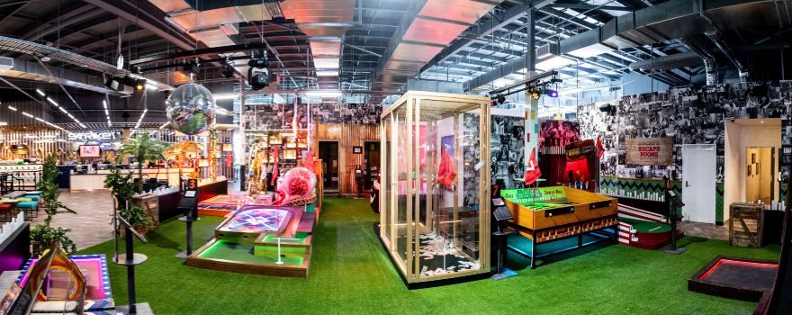 Holey Moley Golf Club Carousel