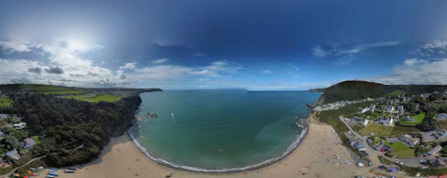 Tresaith Waterfall
