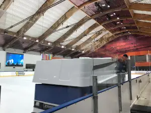 Ice Arena (Ice Palace) of Universal Sports. Complex Volna UO Poles.