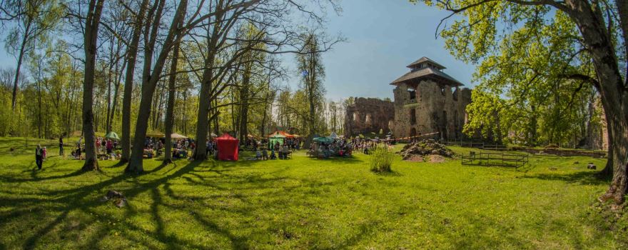 Rauna Medieval Castle ruins and Sightseeing Tower