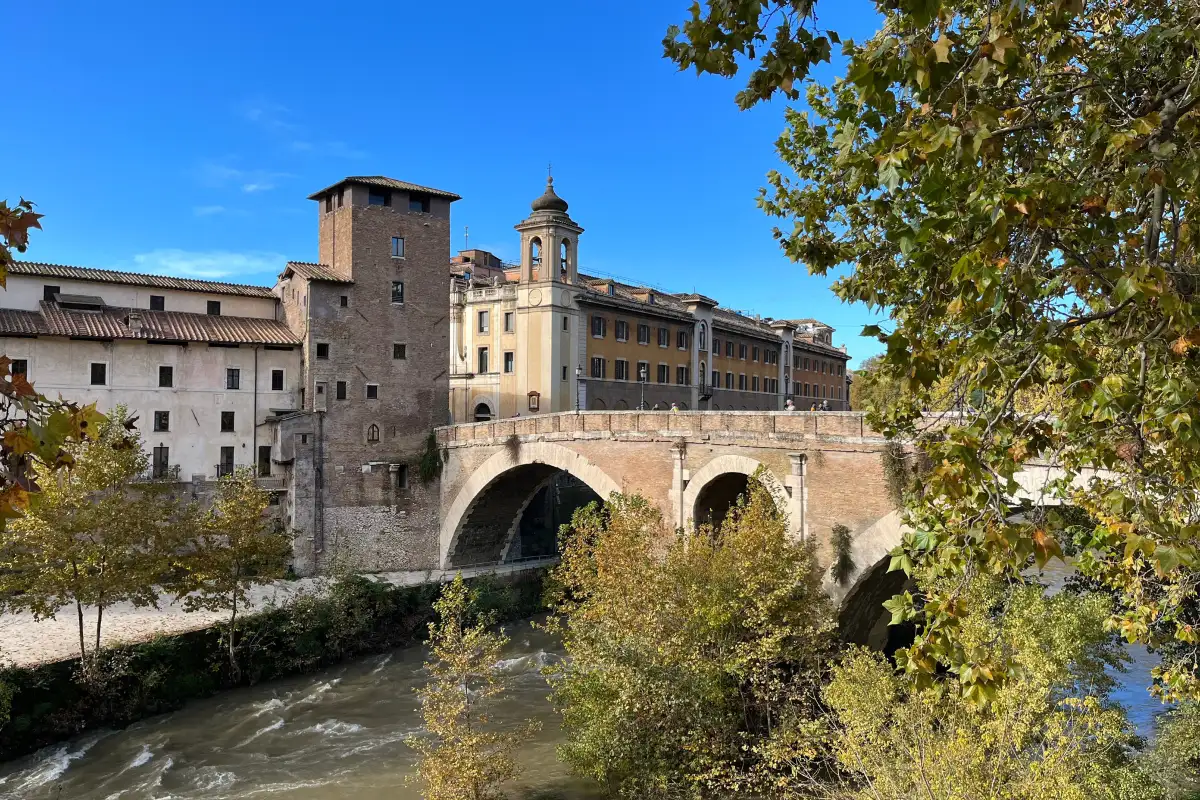 Isola Tiberina & Ponte Cestio Rom