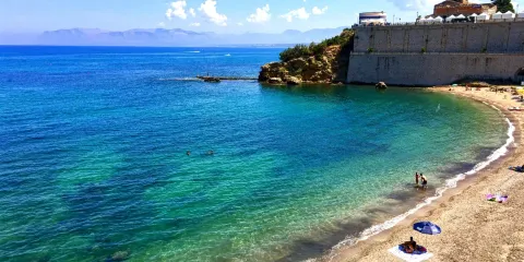 Spiaggia di Castellamare del Golfo