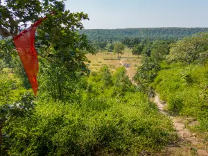 Rock cut Narasimha - Dudhai