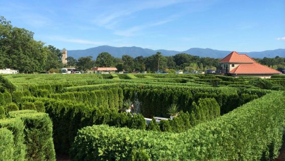 The Garden Maze at Luray Caverns