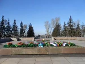 Eternal flame and memorial of Fame