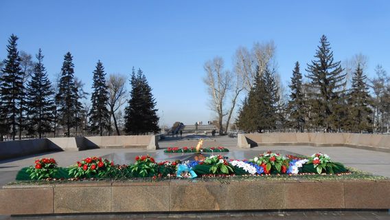 Eternal flame and memorial of Fame