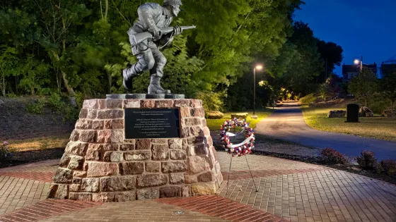 Winters Leadership Memorial at Veterans' Plaza