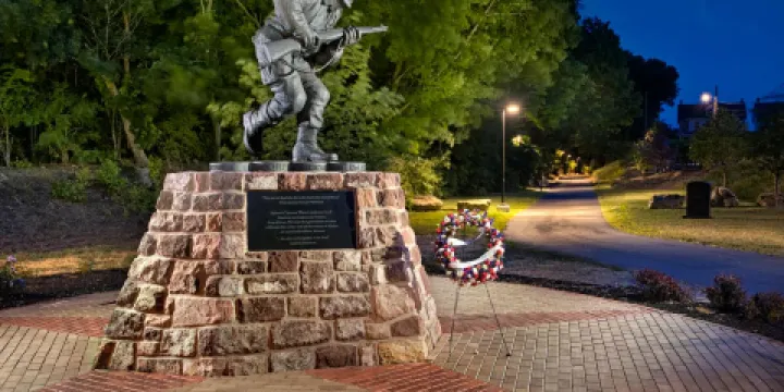 Winters Leadership Memorial at Veterans' Plaza