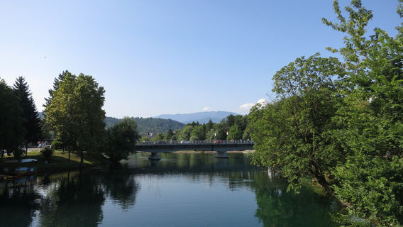 A view on Una river and City Bridge