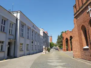 The market square of the town of Koło