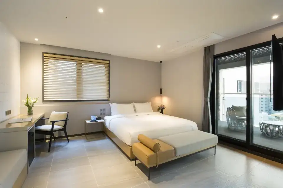 雙人床房(帶陽台)