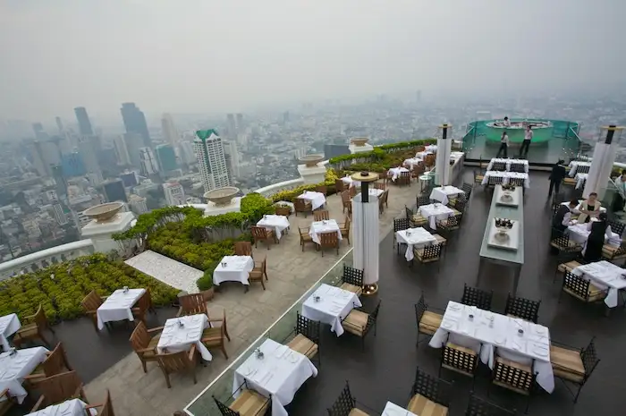 タイのオープンエアレストラン