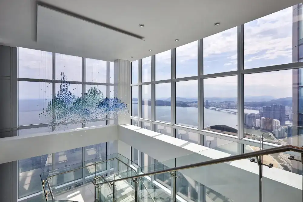 可以欣賞到廣安大橋