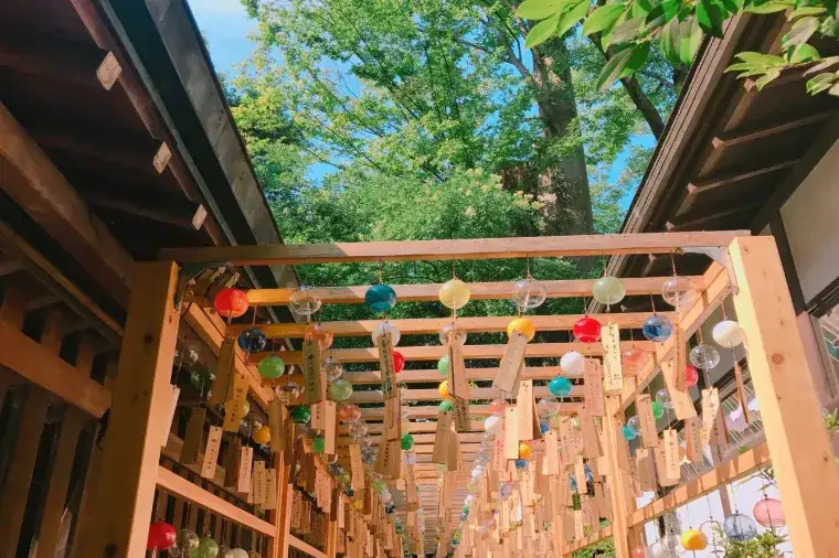 東京近郊景點 — 冰川神社風鈴