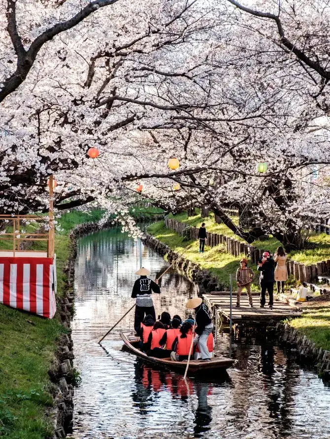 東京近郊景點 — 小木船