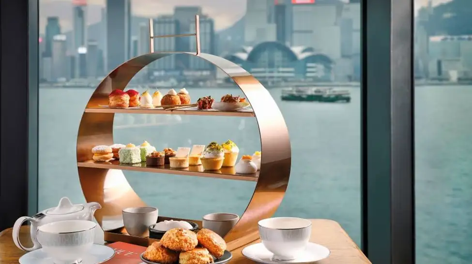 下午茶推介 - 【周末限定】Hue Dining︳維港美景寫意下午茶