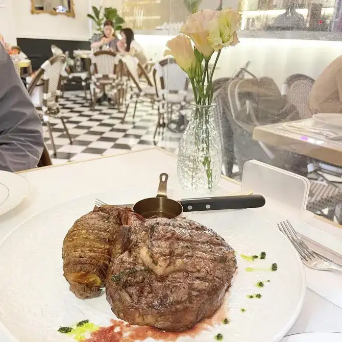 炭燒安格斯肉眼牛扒