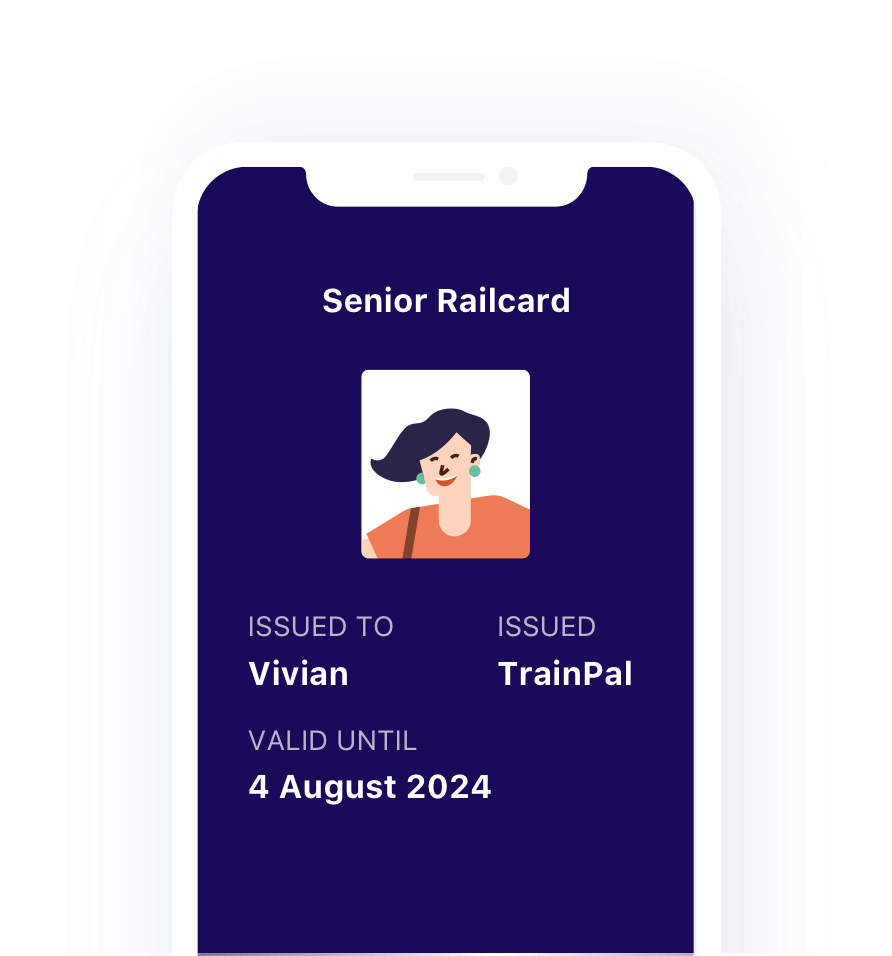 senior railcard first class travel