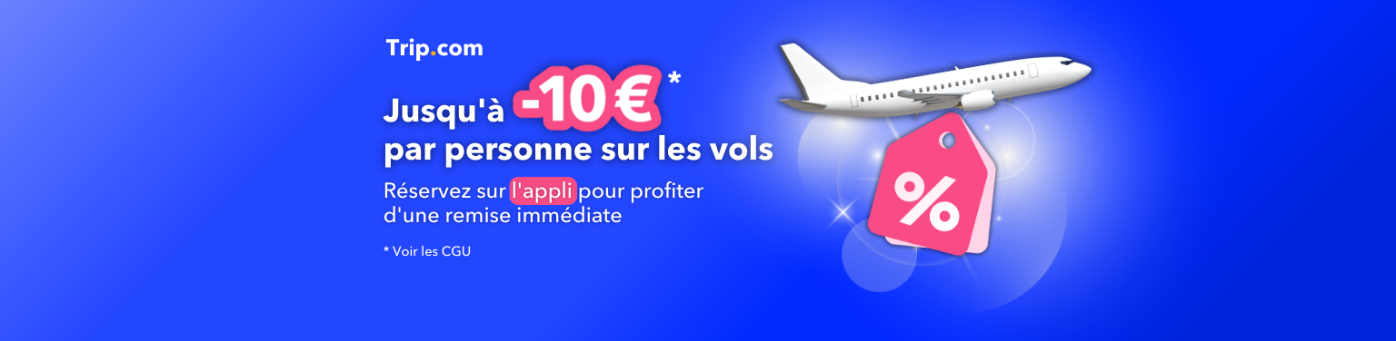 Jusqu'à - 20 € sur les billets d'avion