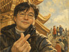 旅遊放空的牛