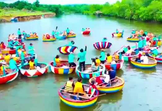 Bamboo Basket Boat Tour in Phu Quoc