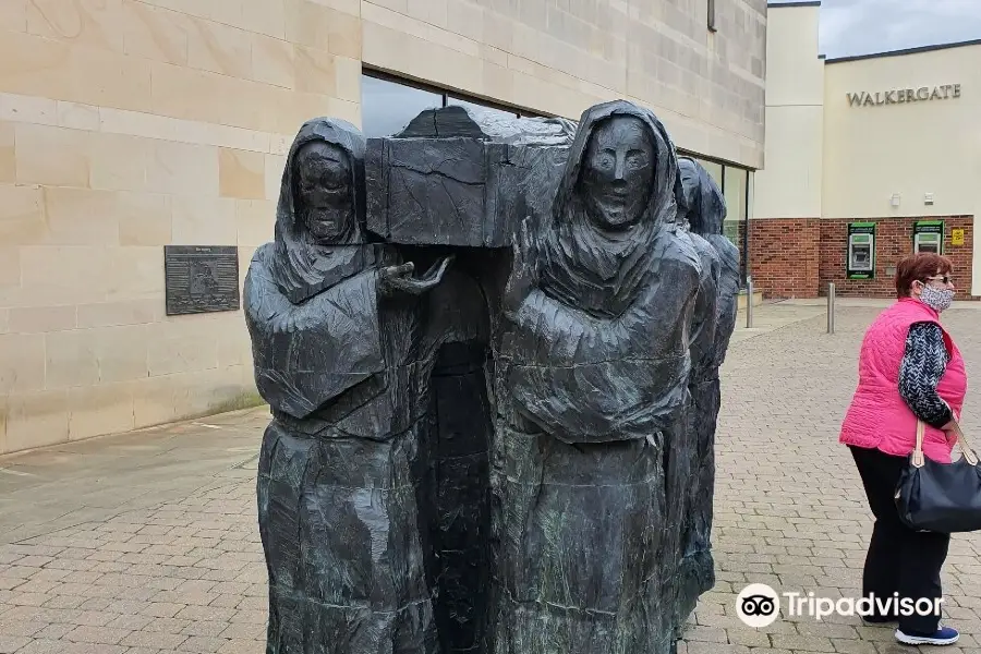 Twin Statues of St Cuthbert