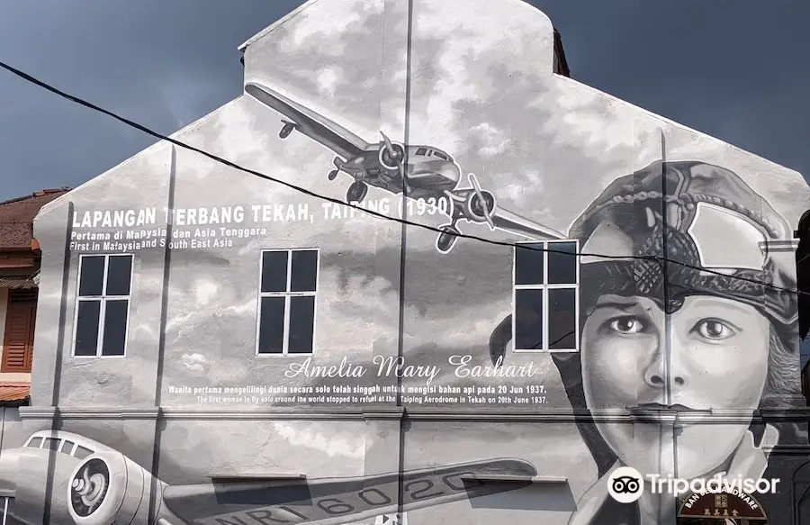 Amelia Earhart Mural