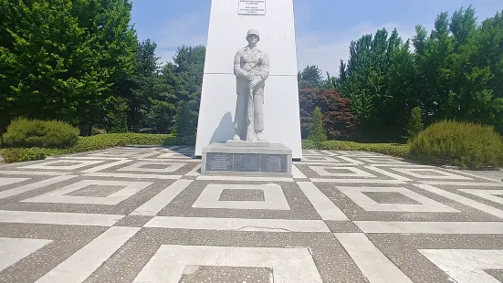 Monument dedicated to the Netherlands detachment united nations in the Korean war