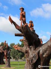 LEGERWOOD CARVED MEMORIAL TREES