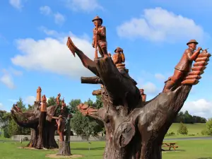 LEGERWOOD CARVED MEMORIAL TREES