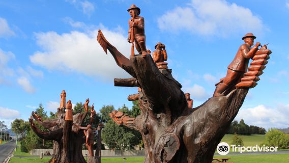 LEGERWOOD CARVED MEMORIAL TREES