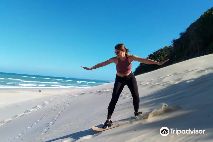 Sandboarding with Wacky Wipeouts Jeffreys Bay