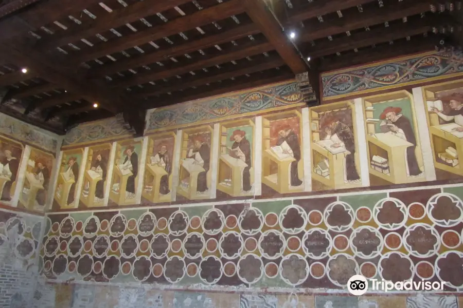 Sala del Capitolo,affreschi di Tommaso da Modena