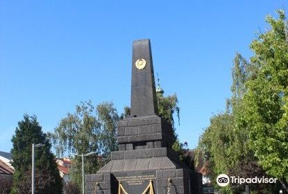 A monument to fallen soldiers of the Soviet Army