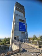 Der Turm am Schweren Berg - Blick über den Tagebau Nochten