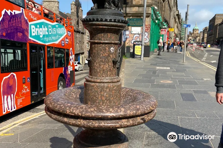 Greyfriars Bobby's grave