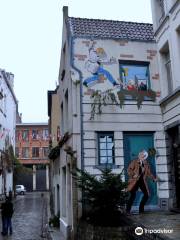 Tintin Mural Painting