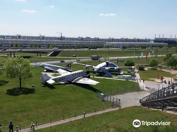 Besucherpark des Flughafen München