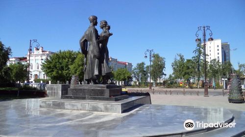 Monument to students from Tyumen Shools Who Did Not Come Back From The War