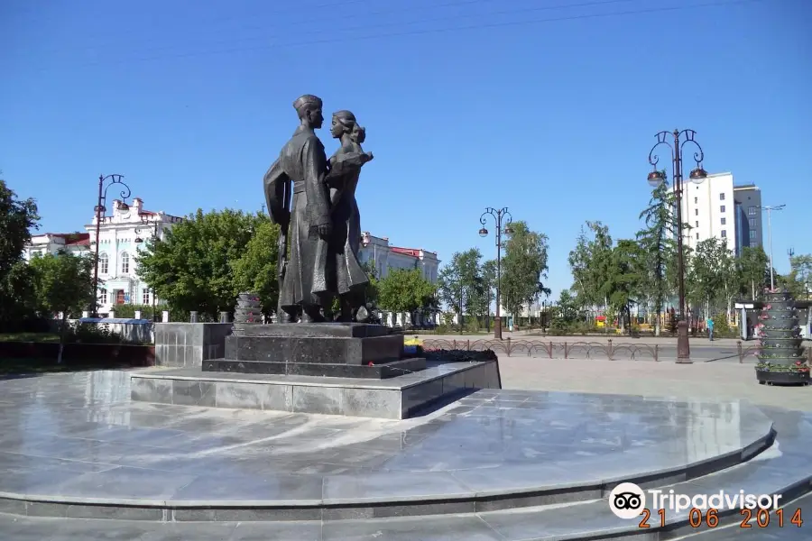 Monument to students from Tyumen Shools Who Did Not Come Back From The War