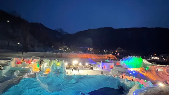 Sounkyo onsen ice festival