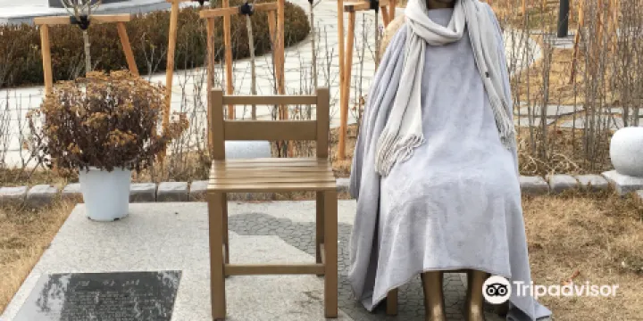 議政府東部廣場和平公園和平少女像