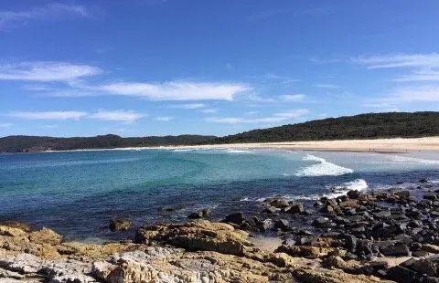 Sandbar beach