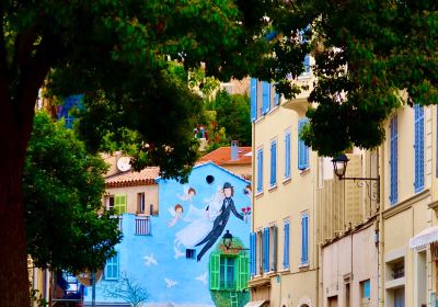 Le Mur des Amoureux de Peynet