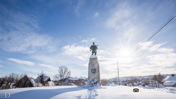 Monument in honor of the Soviet Liberation