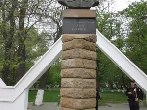 Monument to the Hero of Soviet Union Magomed Gadzhiyev