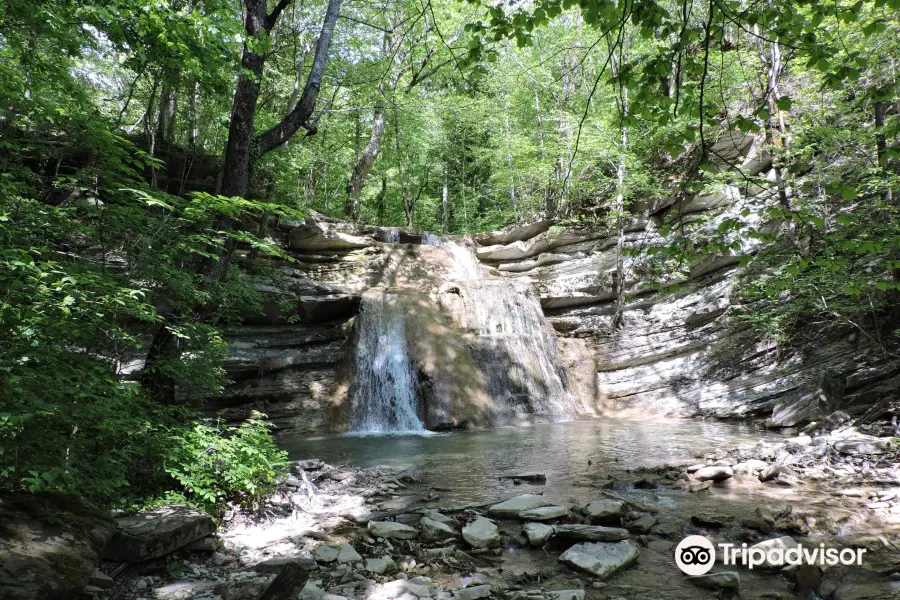 waterfalls on the river Janet