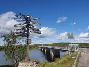 Monument of the Northernmost point of Sweden